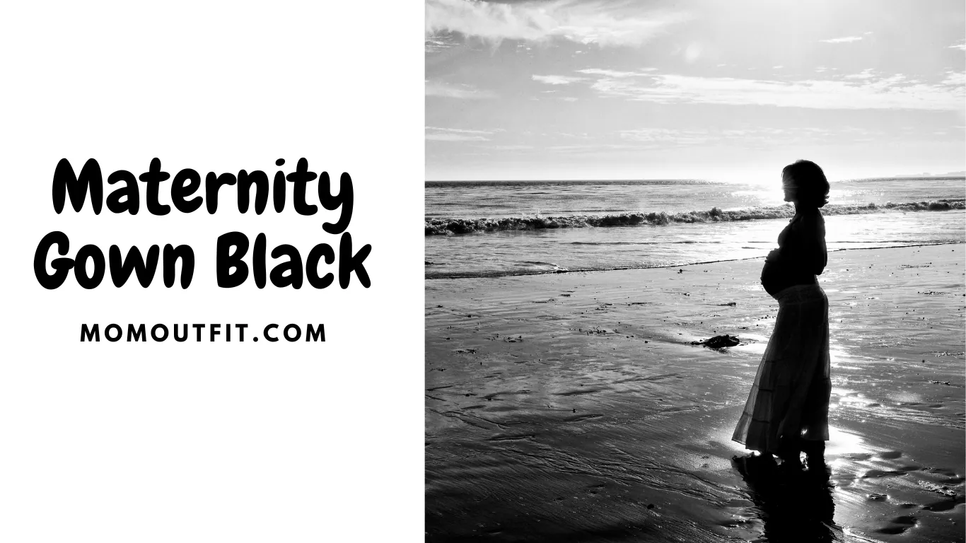 Maternity Gown Black